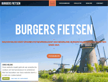 Tablet Screenshot of burgersfietsen.nl